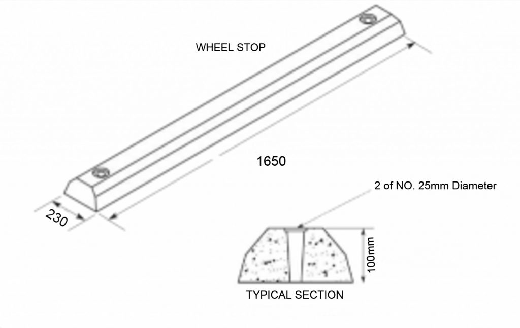Concrete Wheel Stops Vehicle Wheel Stops Perth Image Extra