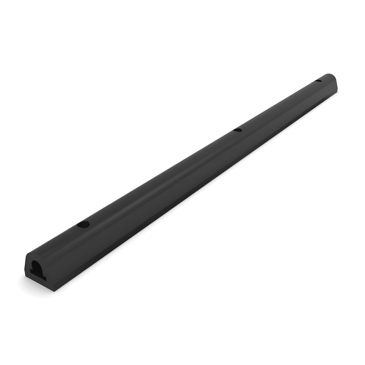 dock bumper rubber black 50mm depth 50mm high 910mm wide 01 Dock Bumper Rubber 50mm x 50mm x 910mm - Black 1 Dock Bumper Rubber 50mm x 50mm x 910mm - Black