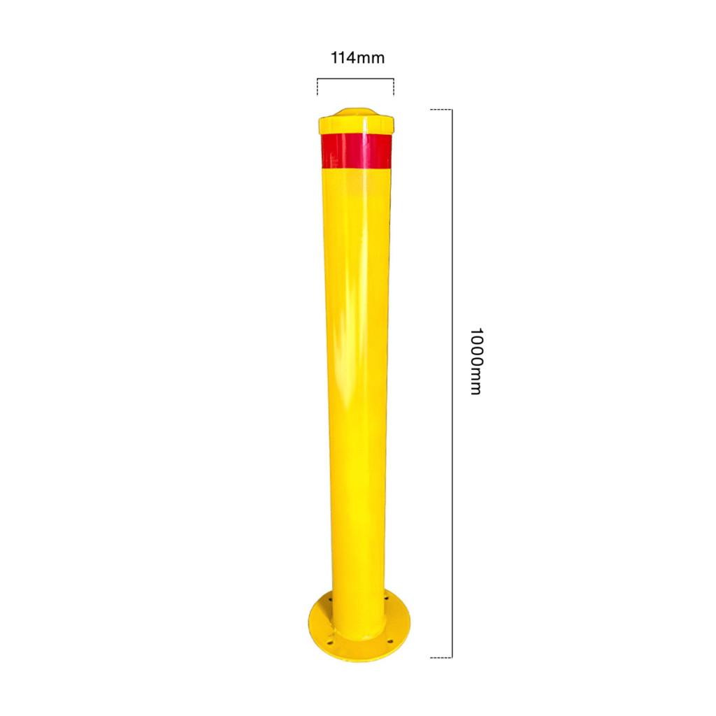 dugite economy surface mount safety yellow bollard 114mm wide 1000mm high Dugite Economy 114mm x 1000mm Surface Mount Bollard Safety Yellow 4 dugite economy surface mount safety yellow bollard 114mm wide 1000mm high Dugite Economy 114mm x 1000mm Surface Mount Bollard Safety Yellow 3