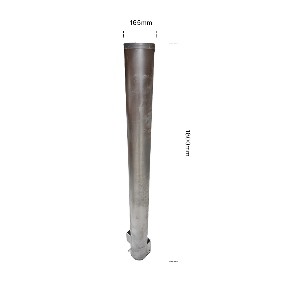 dugite inground galvanised bollard 165mm wide 1800mm high Dugite 165mm x 1800mm In Ground Bollard Galvanised 1 Dugite 165mm x 1800mm In Ground Bollard Galvanised