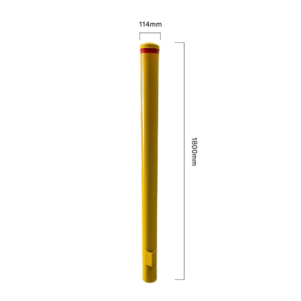 dugite inground safety yellow bollard 114mm wide 1800mm high Dugite 114mm x 1800mm In Ground Bollard Safety Yellow 16 dugite inground safety yellow bollard 114mm wide 1800mm high Dugite 114mm x 1800mm In Ground Bollard Safety Yellow 15
