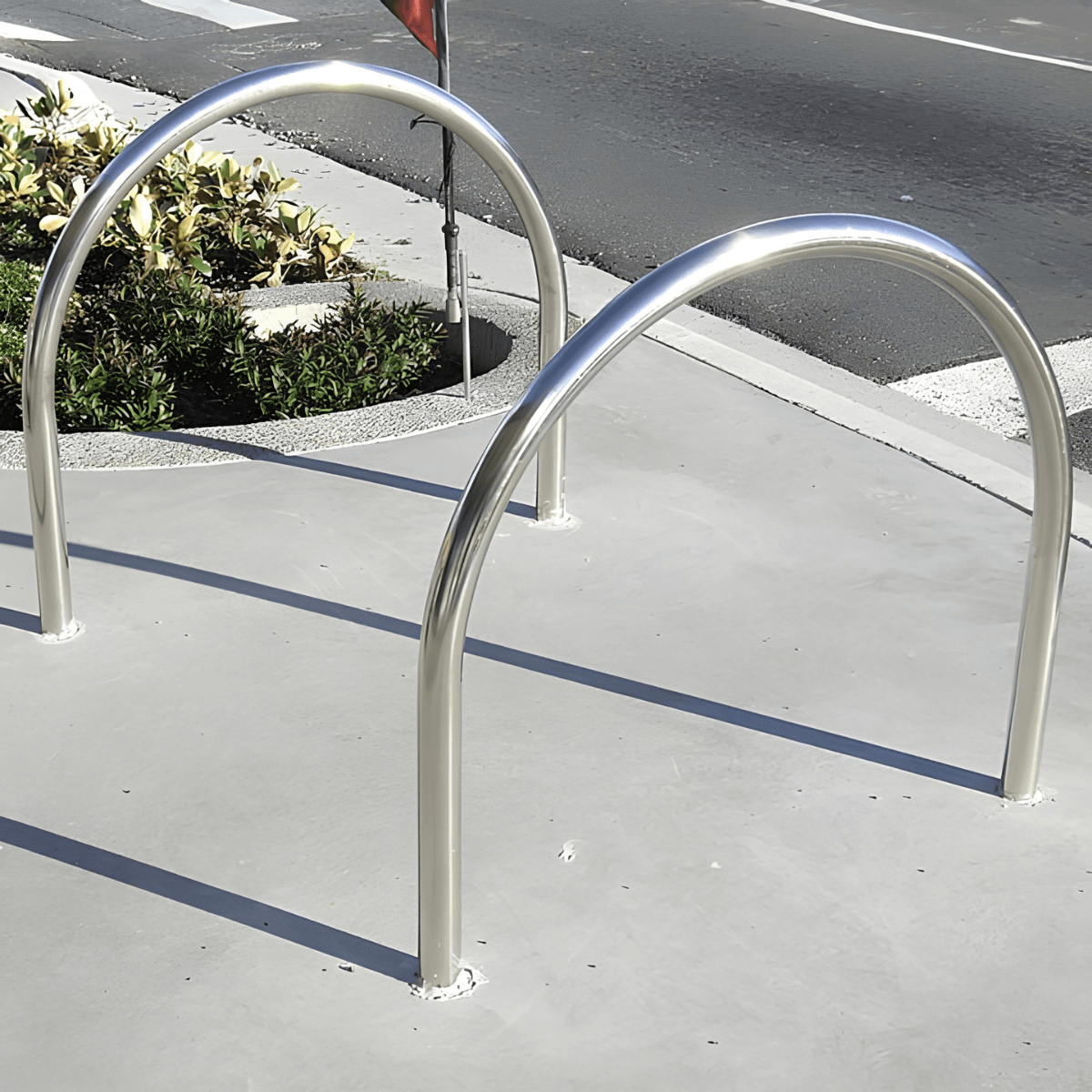 dugite inground stainless steel 316 bike rail 02 Dugite Bike Rail Inground Stainless Steel 316 2 Dugite Bike Rail Inground Stainless Steel 316 - Image 2