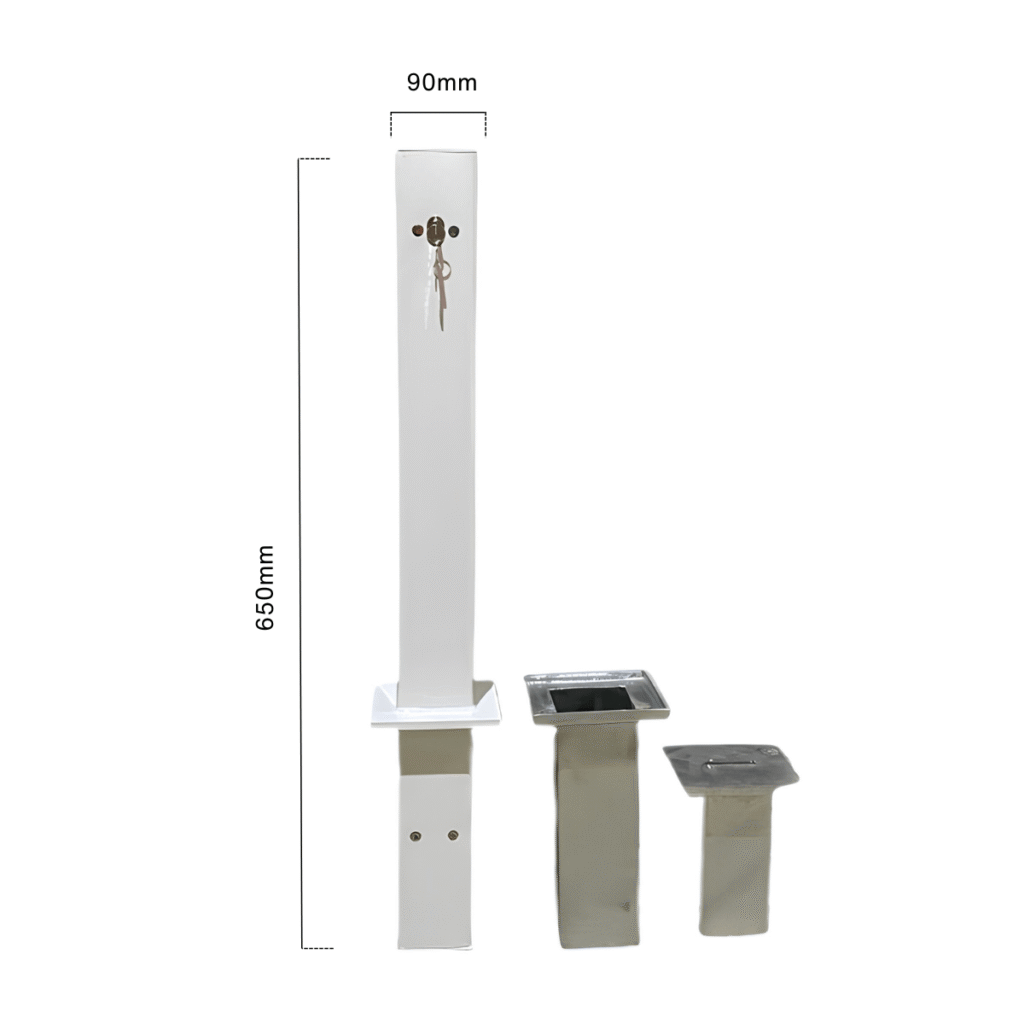 dugite removable white bollard 90mm wide 650mm high Dugite 90mm x 650mm Removable Bollard White 5 dugite removable white bollard 90mm wide 650mm high Dugite 90mm x 650mm Removable Bollard White 4