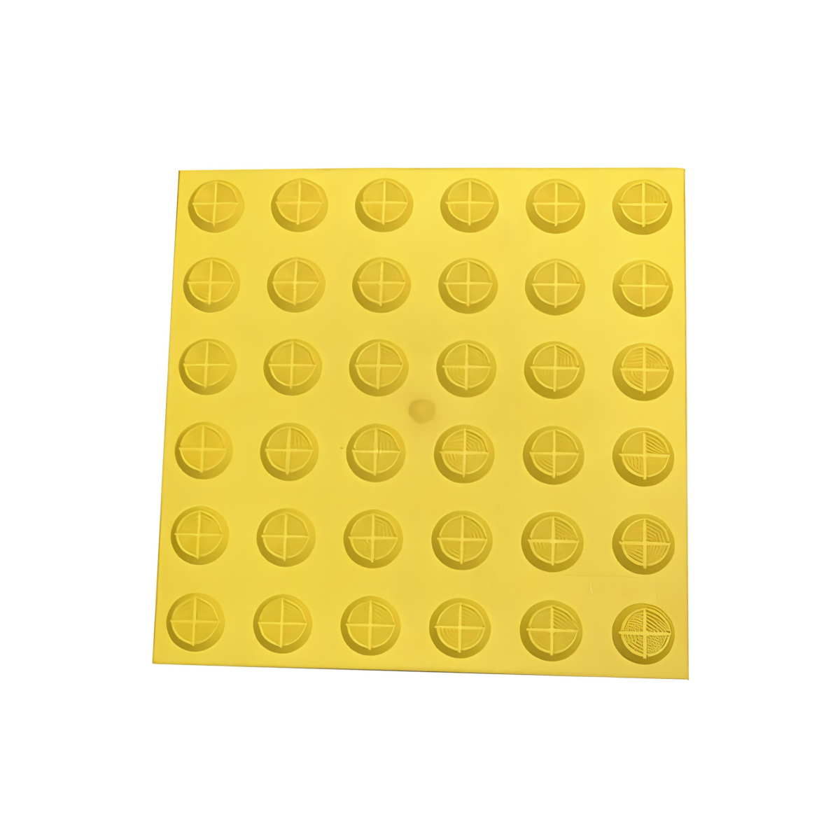 dugite round yellow tactile pad 300mm wide 300mm high Dugite Tactile Pad 300mm x 300mm Round Yellow 1 Dugite Tactile Pad 300mm x 300mm Round Yellow