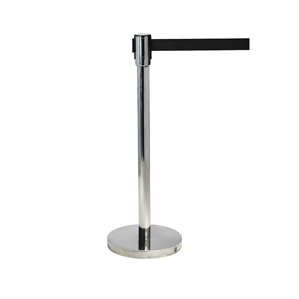 dugite stainless steel with black belt queue line barrier Dugite Queue Line Barrier Stainless Steel with Black Belt 5 dugite stainless steel with black belt queue line barrier Dugite Queue Line Barrier Stainless Steel with Black Belt 4