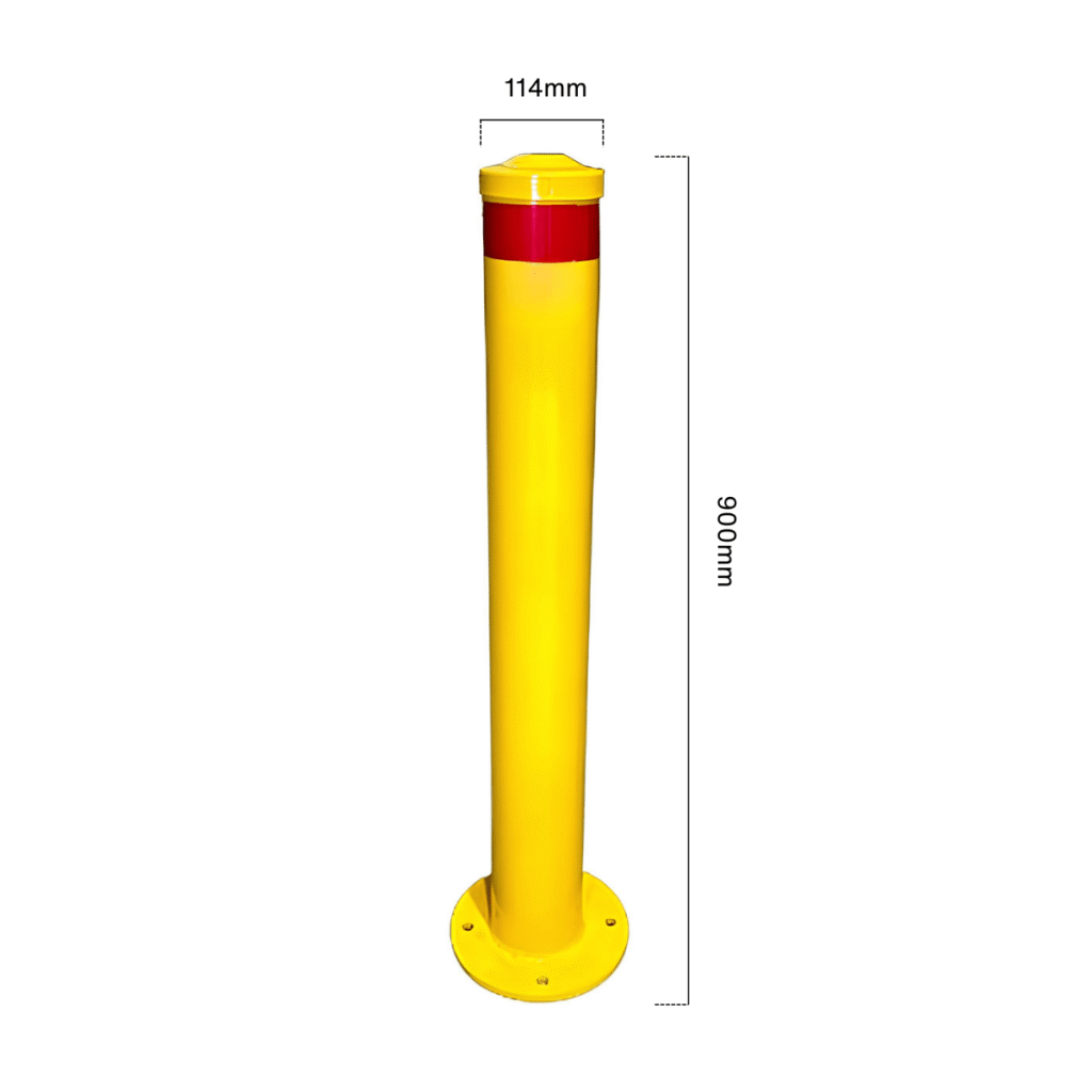 dugite surface mount safety yellow bollard 114mm wide 900mm high Dugite 114mm x 900mm Surface Mount Bollard Safety Yellow 4 dugite surface mount safety yellow bollard 114mm wide 900mm high Dugite 114mm x 900mm Surface Mount Bollard Safety Yellow 3