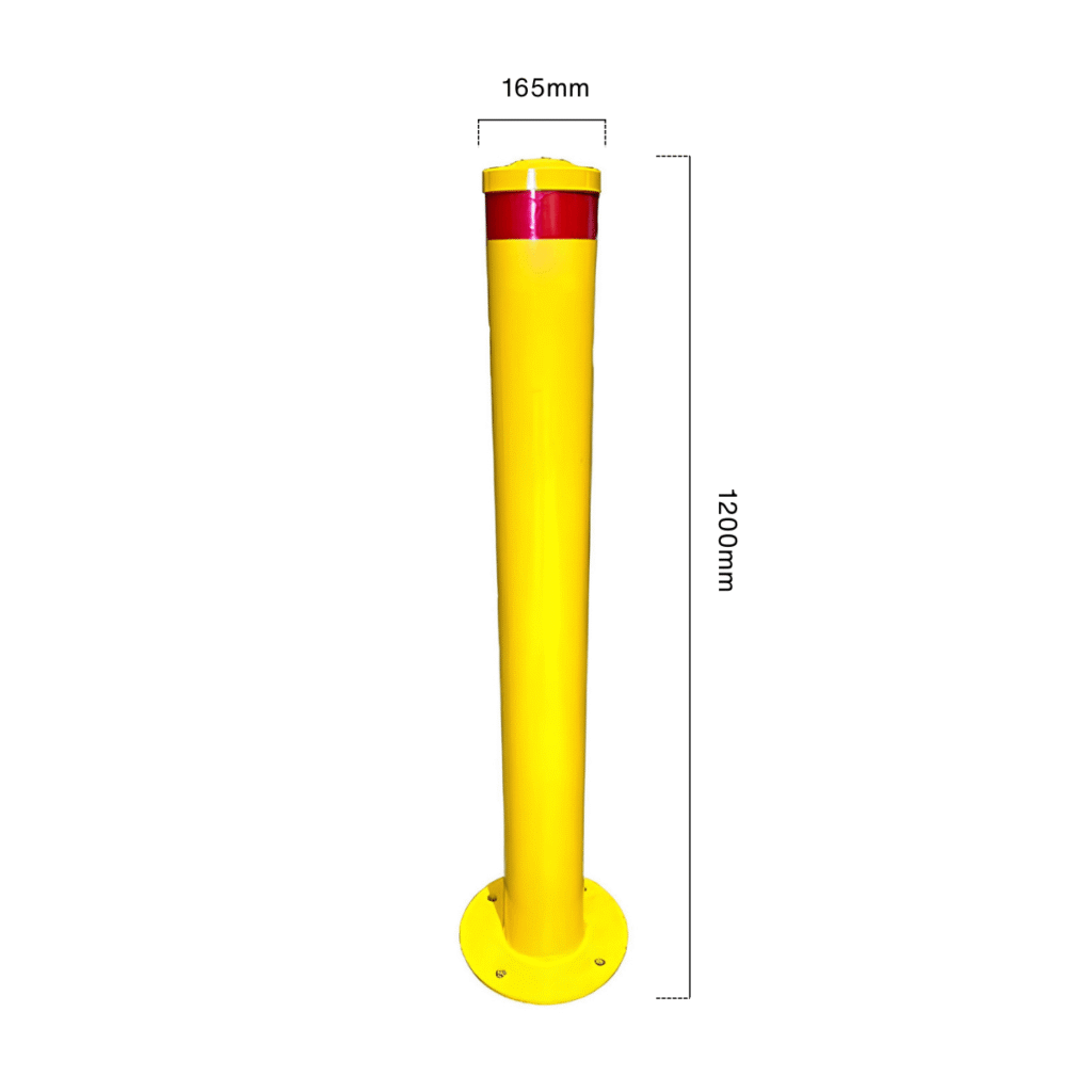 dugite surface mount safety yellow bollard 165mm wide 1200mm high Dugite 165mm x 1200mm Surface Mount Bollard Safety Yellow 3 dugite surface mount safety yellow bollard 165mm wide 1200mm high Dugite 165mm x 1200mm Surface Mount Bollard Safety Yellow 2