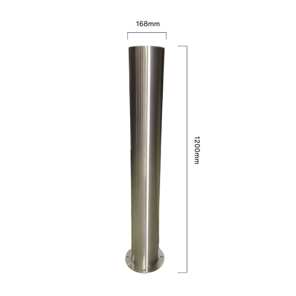 dugite surface mount stainless steel 316 bollard 168mm wide 1200mm high Dugite 168mm x 1200mm Surface Mount Bollard Stainless Steel (316) 4 dugite surface mount stainless steel 316 bollard 168mm wide 1200mm high Dugite 168mm x 1200mm Surface Mount Bollard Stainless Steel (316) 3