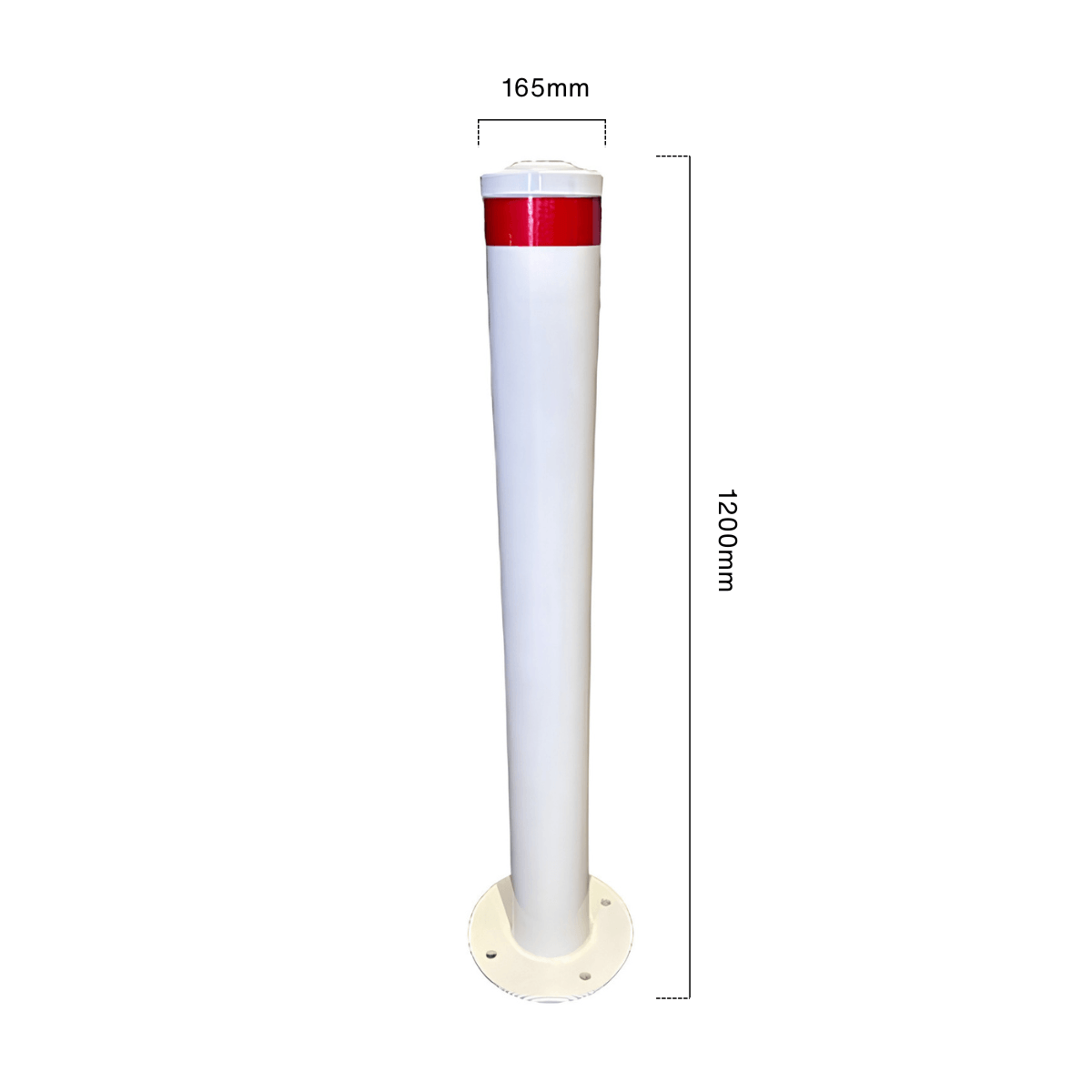 dugite surface mount white bollard 165mm wide 1200mm high Dugite 165mm x 1200mm Surface Mount Bollard White 1 Dugite 165mm x 1200mm Surface Mount Bollard White