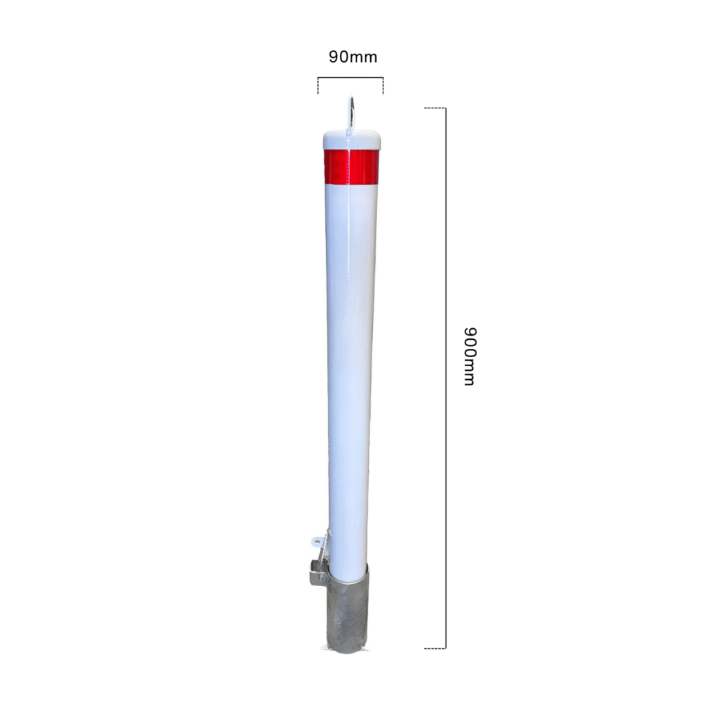 dugite padlock removable round white bollard 90mm wide 900mm high Dugite 90mm x 900mm Padlock Removable Bollard Round White 4 dugite padlock removable round white bollard 90mm wide 900mm high Dugite 90mm x 900mm Padlock Removable Bollard Round White 3