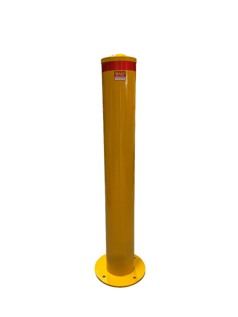 5 Dugite 219mm x 1500mm Surface Mount Bollard Safety Yellow 9